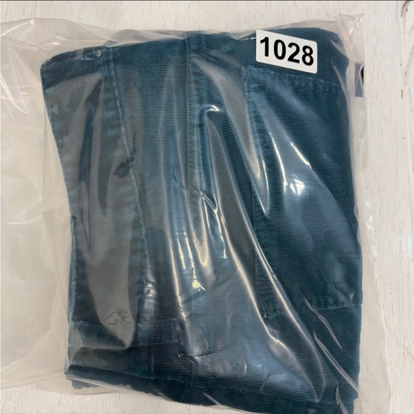 Talbots Petites Heritage Corduroy Turquoise Teal Pants 6 P Petite Blue - Picture 6 of 6